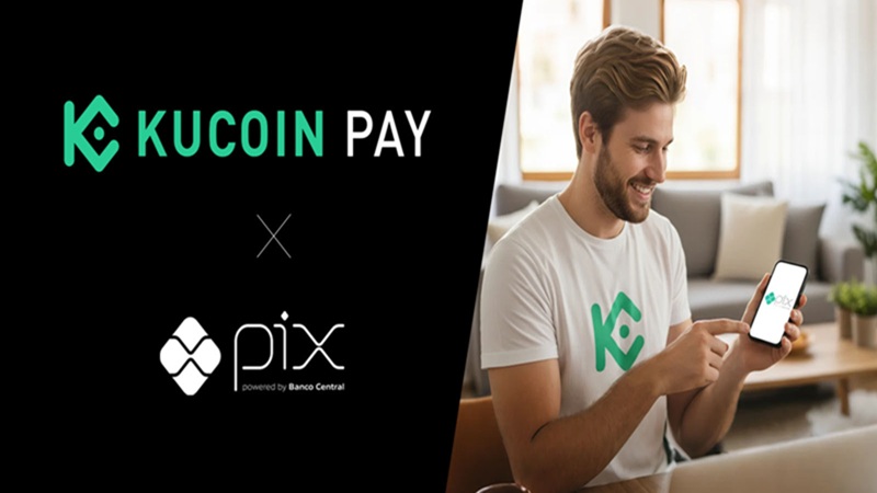 Pagamentos cripto passam a operar no ecossistema Pix com KuCoin Pay