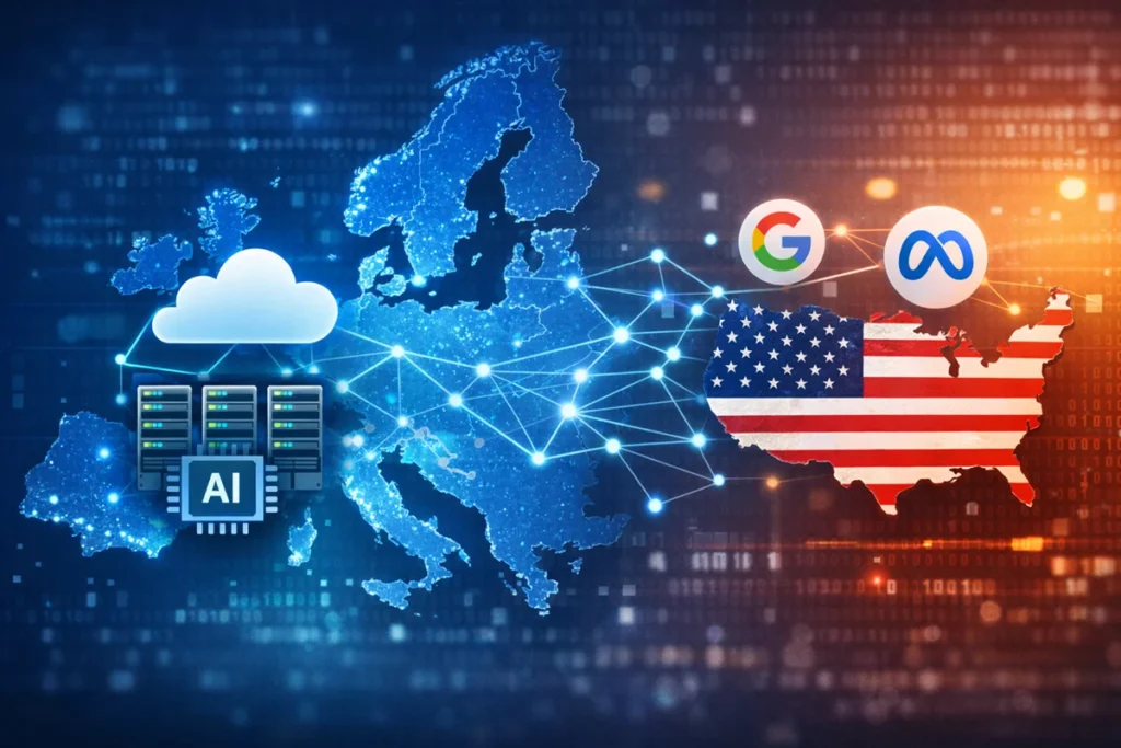 Europa debate dependência tecnológica dos EUA em cloud e inteligência artificial