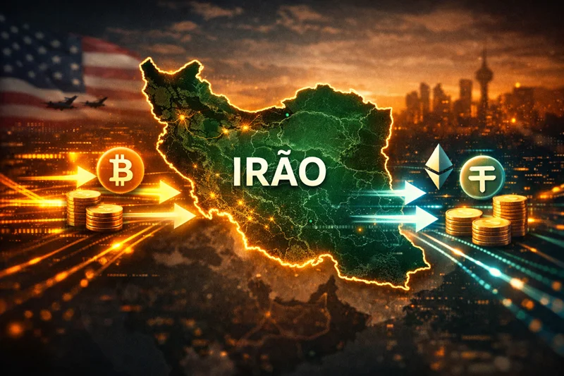 Saídas de criptomoedas do Irão ultrapassam $10 milhões após ataques Saídas de criptomoedas do Irão ultrapassam 10 milhões de dólares após ataques militares